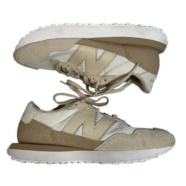 New Balance Women's 9 237 Classic Sneakers Shoes WS237PG Light Brown Sporty‎ - Image 3
