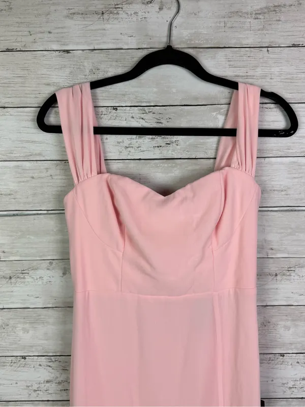 Lulus Magical Magnetism Light Pink Off-the-Shoulder Maxi Dress Size Small - Image 6