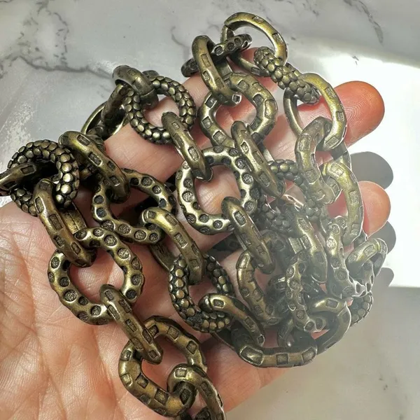 Chico’s metal chain belt - Image 10