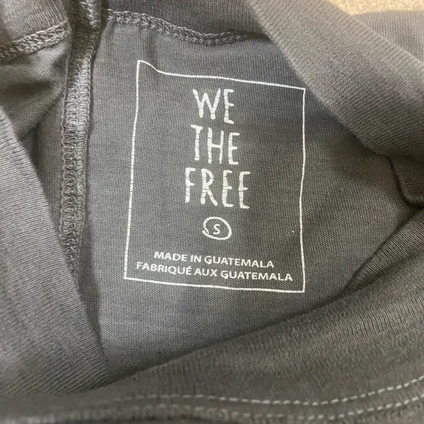 We The Free by Free People Be Free Tunic T-Shirt Small Oversized Boho Top - Image 9