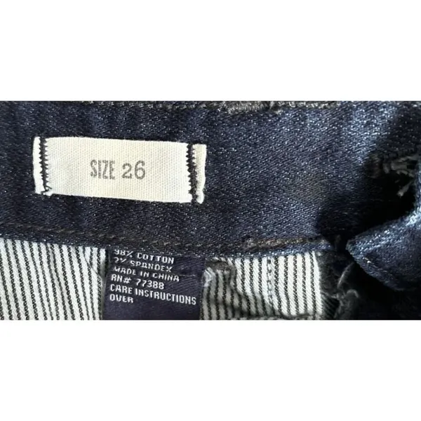 Madewell Sz 26 Skinny Skinny Ankle Dark Wash Women's Blue Jeans‎ - Image 5