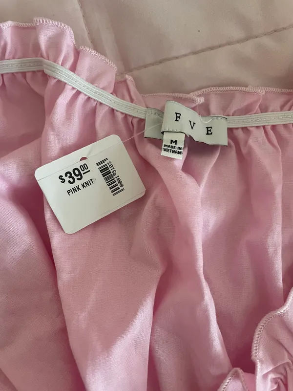 Princess Polly Pink Boutique Crop Top - Image 3