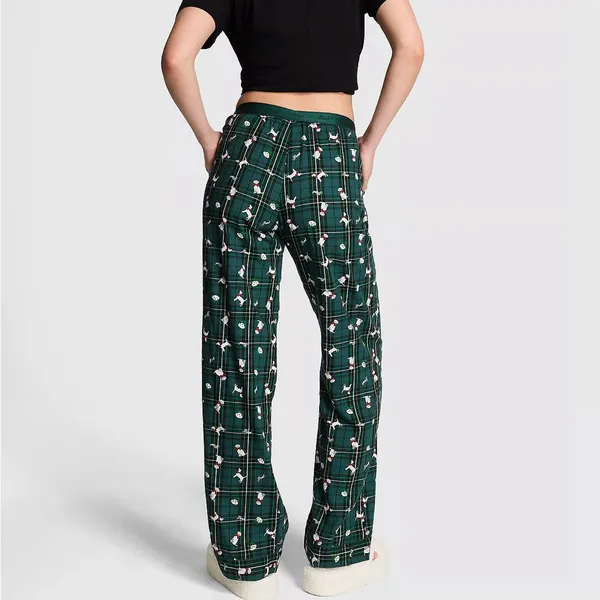 Pink Flannel Sleep‎ Pants - Image 2