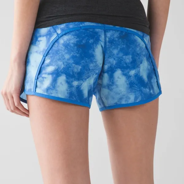 lululemon athletica Women's Tidal‎ Blue Athletic Shorts 4 - Image 2