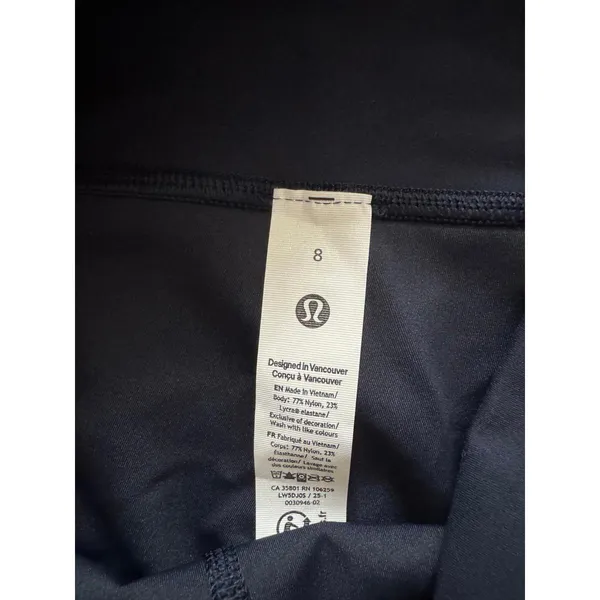 Lululemon Wunder Train High Rise 28” True Navy Size 8 NWT - Image 6