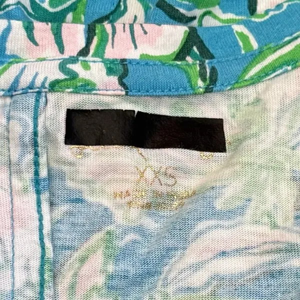 Lilly Pulitzer Tessa Dress‎ 3/4 Sleeve Resort Travel Coastal Vacation XXS - Image 9