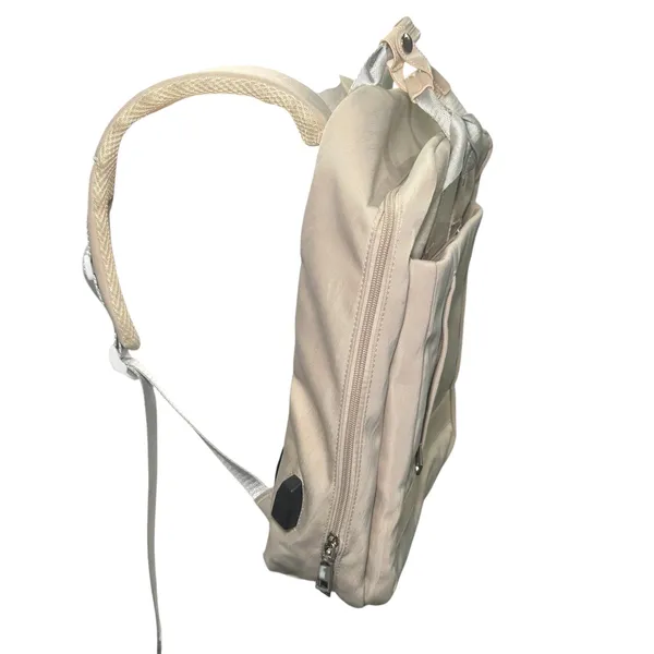 WPJMEFU Beige 15.6 Laptop Padded‎ Backpack USB Port - Image 3