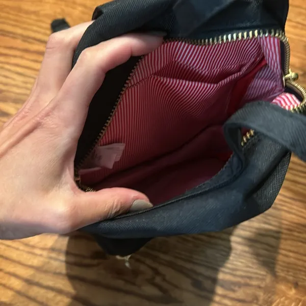 NWOT Herschel Supply Co BACKPACK black‎ fabric NOVA mini - Image 4
