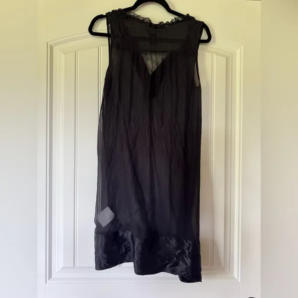 Gap Sheer Black‎ Sleeveless Slip NWT - Image 6