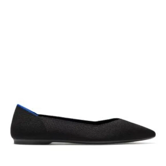 Rothy’s The Point II Washable Pointed Toe Ballerina Flats Black 9 - Image 9