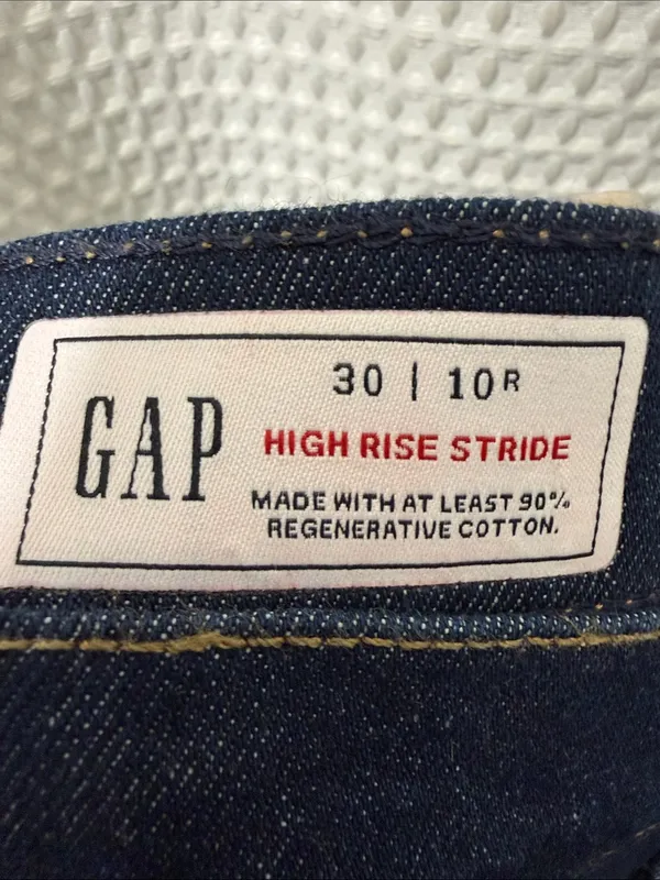 Gap Women’s High Rise Stride Wide-Leg Jeans Size 30/10R - Image 5