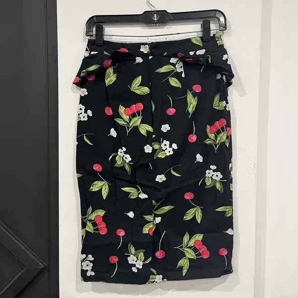Grace Karin Retro Rockabilly Pinup Cherry Pencil Skirt Size Small - Image 3