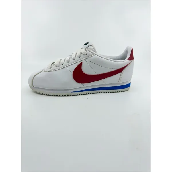 Nike Womens Size 9 White Red Blue Cortez Classic Leather Sneakers 807471-103 - Image 5