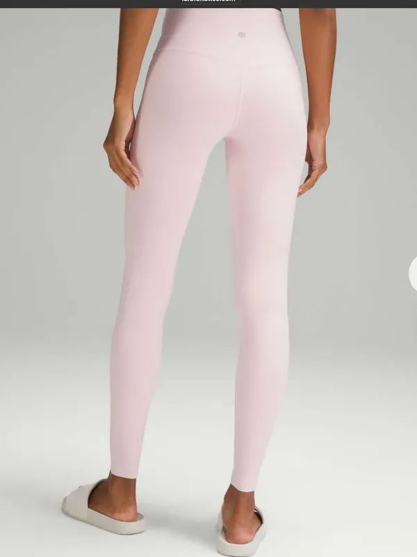 lululemon Align HR 28” leggings in Flush Pink Sz 4 NWT $98R - Image 2