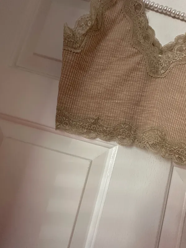 Pol Mocha Lace Bralette Cami - Image 4
