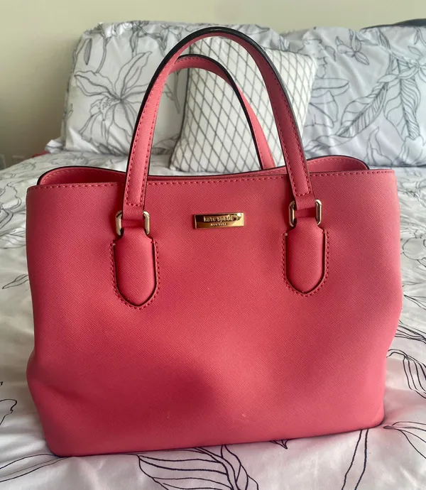 Pink Matching Bag And Wallet - Image 3