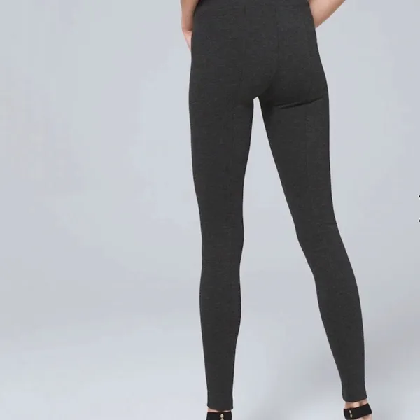 White House Black Market Gray Runway Leggings Sz 16 - Image 10