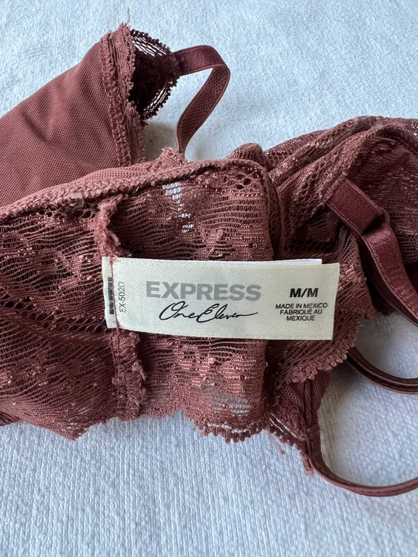 Express Lace Bralette - Size M - Image 6