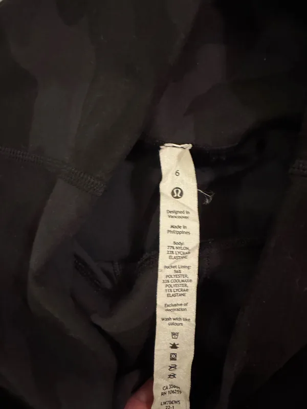 Lululemon Camo Biker Shorts - Image 2