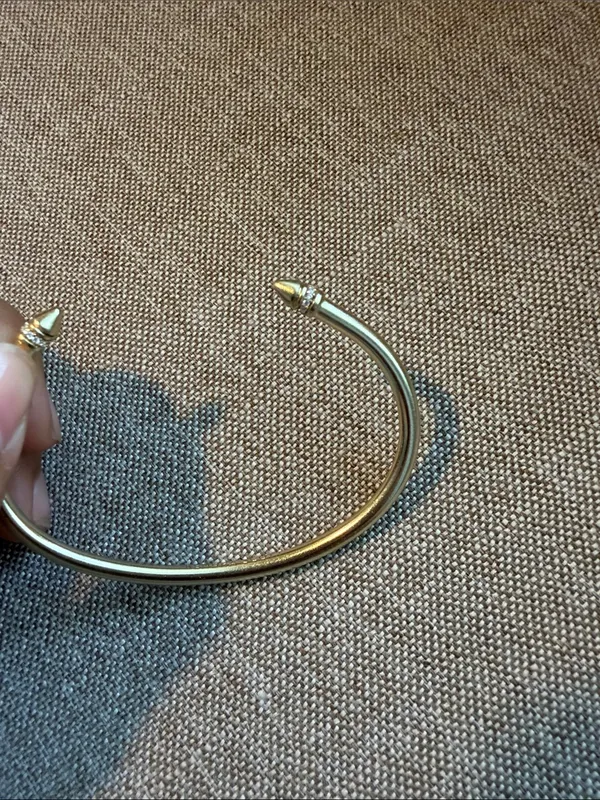 Kendra Scott Gold-Tone Open Cuff Bracelet with Pointed Ends - Image 3