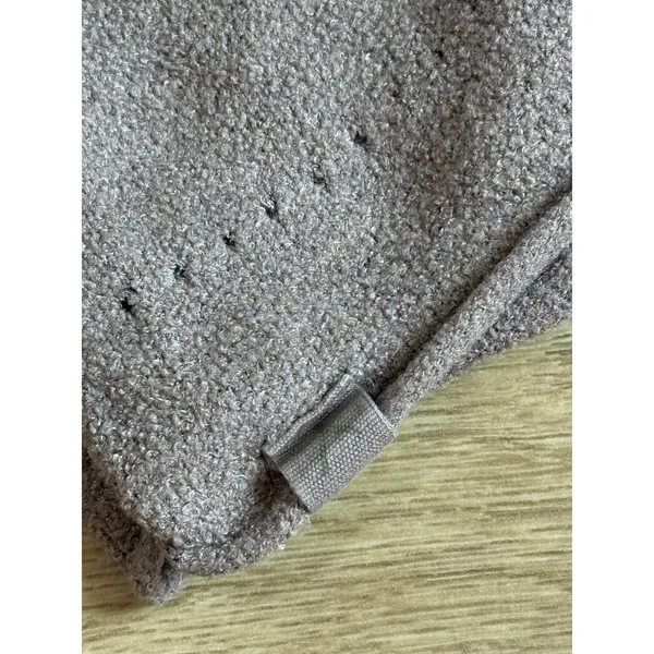 Barefoot Dreams CozyChic Ultra Lite Taupe Knit Shorts Womens loungewear Size L - Image 10