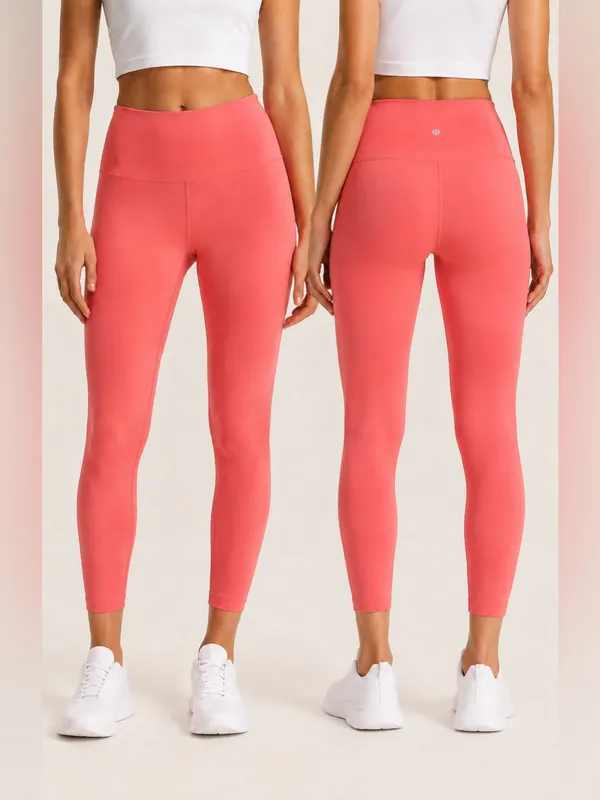 Lululemon Align High-Rise Pant 25” Raspberry Cream Size 6 NWT $98 - Image 2