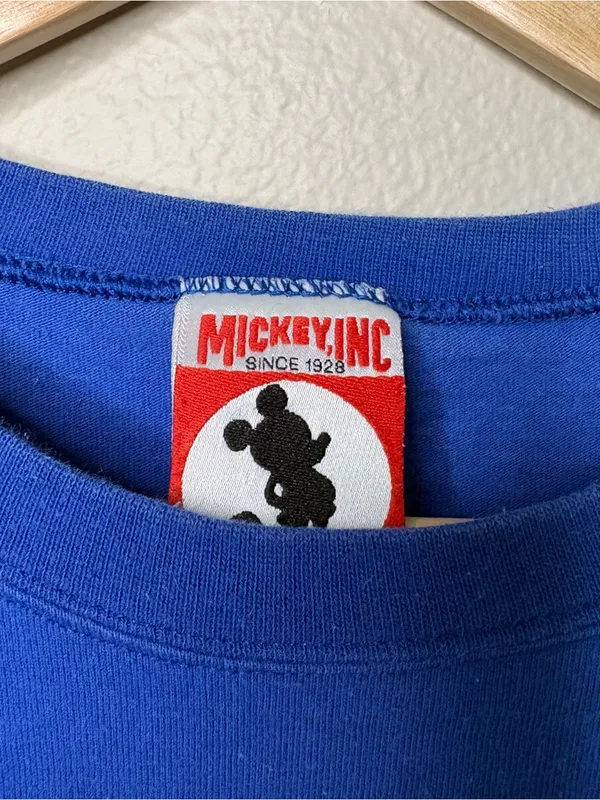 Disney True Y2K vtg Disneyland Mickey Mouse embroidered cotton shirt plus size XL - Image 4
