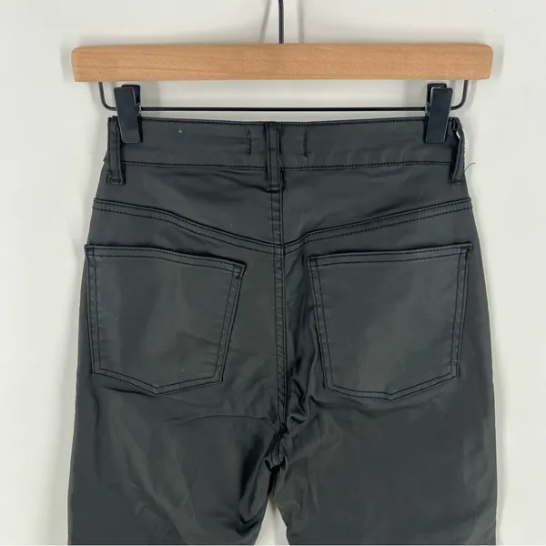 We The Free The Pacifica High Rise Slim Straight‎ Leg Faux Leather Pant - Image 8