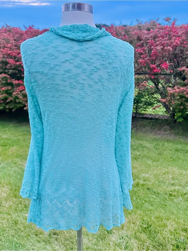 Roz & Ali Lightweight Open Front Cardigan - Image 8