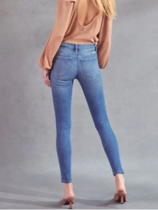 KanCan Caprice High Rise Skinny Jeans Medium Wash Women's Denim Size 24 - Image 4