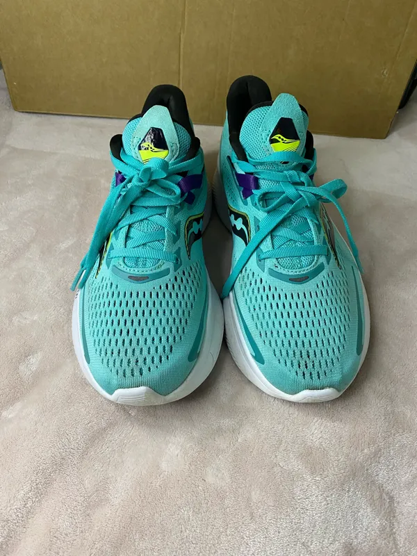 Saucony Ride 15 Women's Teal Running Shoes - Ride/Performance size 8 - Image 2