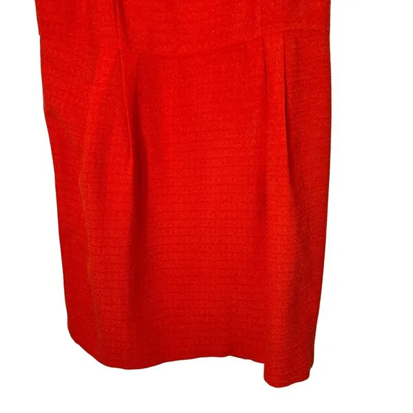 Ann Taylor NWT Women's Orange‎ Mini Dress Size 16 - Image 3