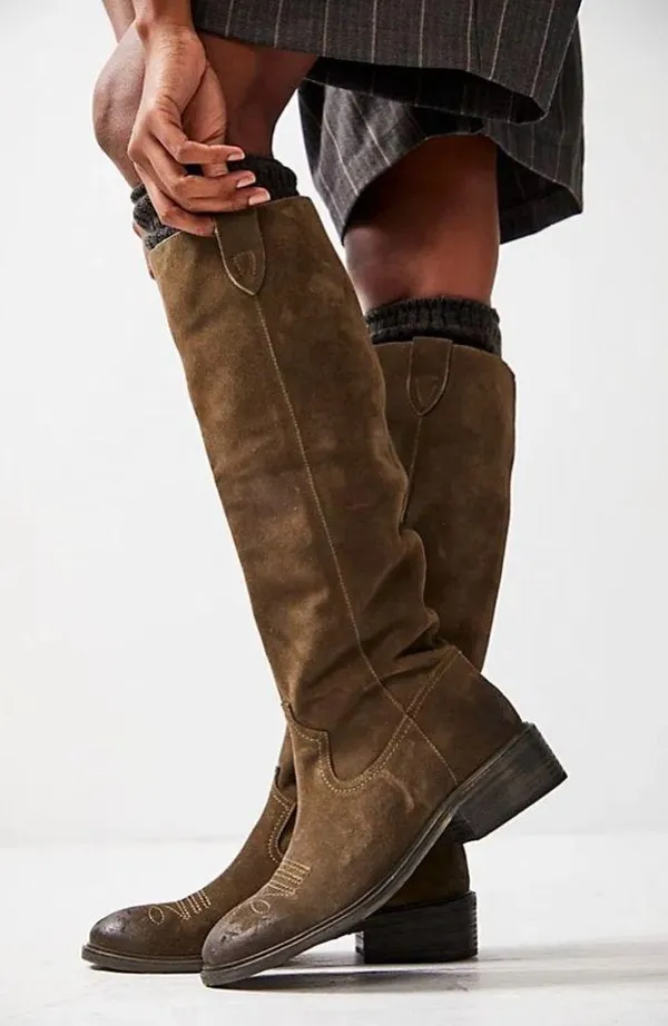 🆕 Free People | Arya Riding Boot | Olive | Size: Us 6.5 (Eu 37) - Image 7