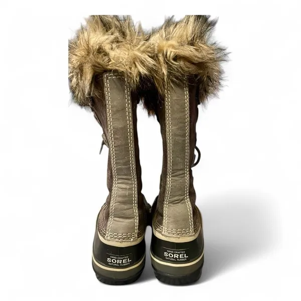 Sorel Joan of Arctic Waterproof Fur Insulated Snow Boots Quarry / Black 6‎ - Image 4