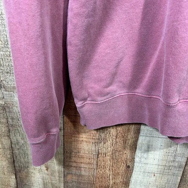 Happiness Project Cozy Embroidered Sweatshirt Small Mental Health Positive Vibe - Image 3