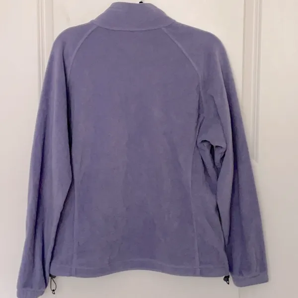 Columbia Violet Full Zip Fleece Jacket XL - Image 2