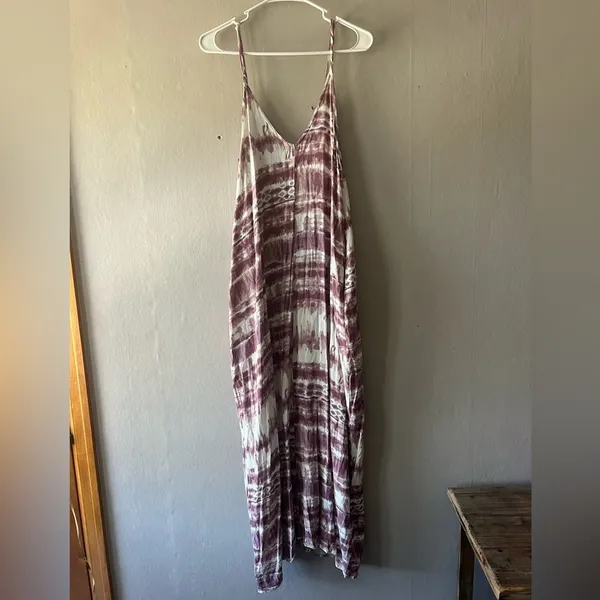 Lulus Yours Tule Mauve Tie-Dye Maxi Dress Size S/M - Image 4