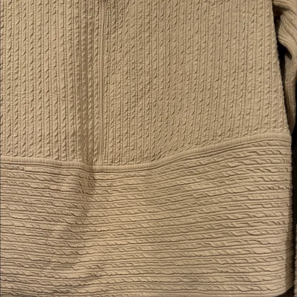 lululemon athletica‎ retreat yourself Women's Tan Cowl Neck Sweater s/xs - Image 3