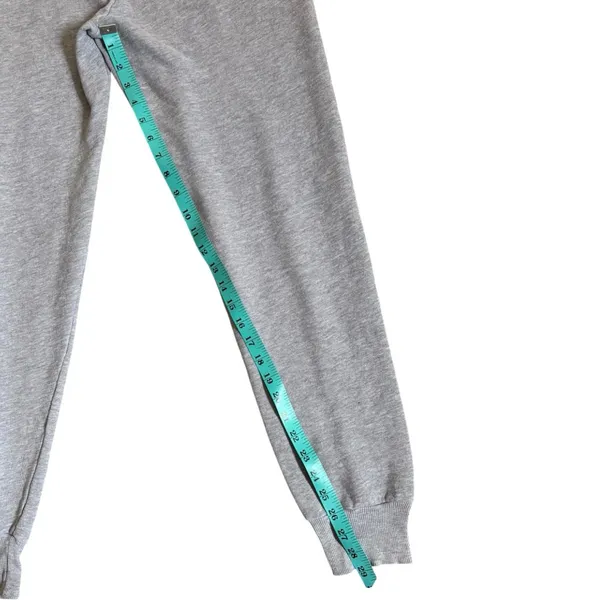 Wildfox Austin Texas Graphic Heather Grey High Rise Sweatpants Joggers Large - Image 5