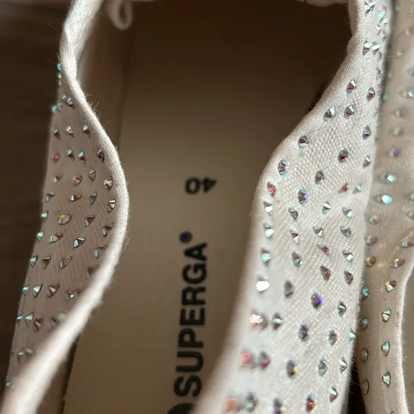 Superga rhinestone tennis shoe - Image 9
