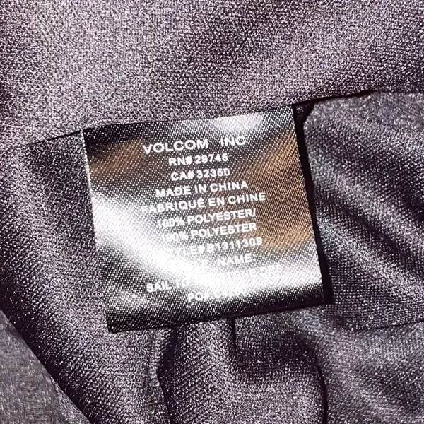 Volcom Stone Strapless Little Black Mini Dress Size Small - Image 4