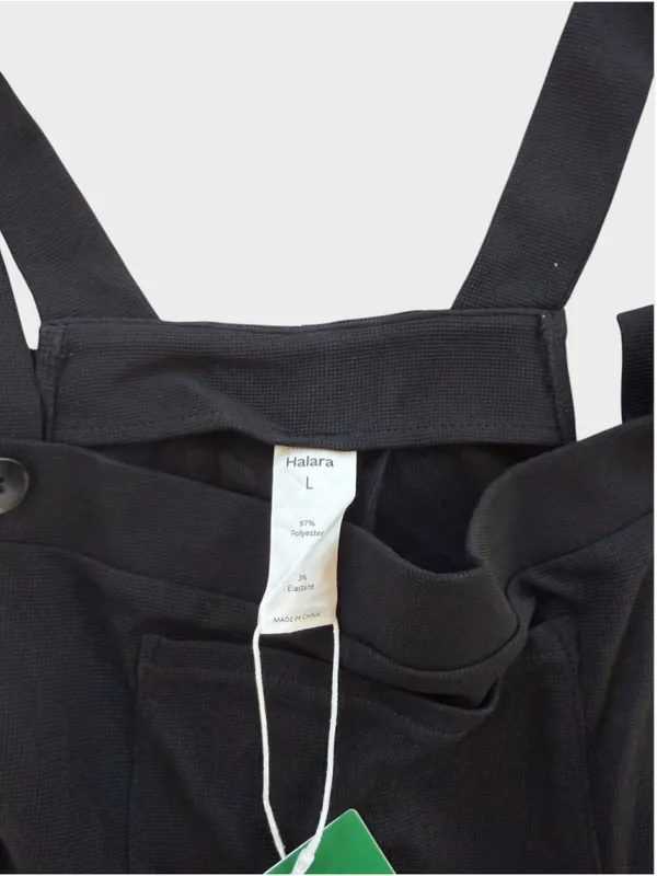 Size L (Reg) Halara Pockets Waffle Casual Jogger Overalls - Image 4