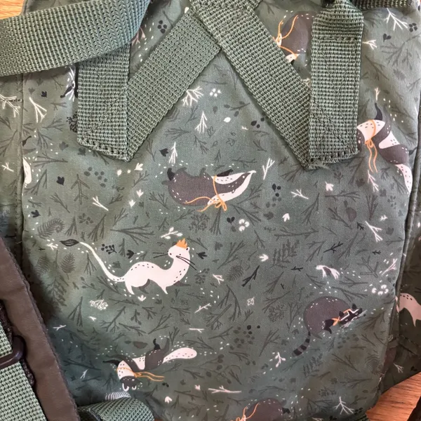 Fjällräven 🚩SOLD🚩 Kanken Art Green Fable Preppy Outdoor Fantasy Hiking Backpack - Image 6