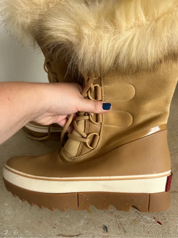 Sorel Joan of Arctic Next Faux Fur Boots in Curry - Image 8