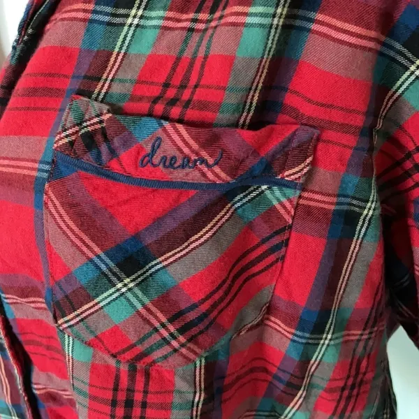 Victoria’S Secret Red Plaid Pajamas Set Small - Image 6