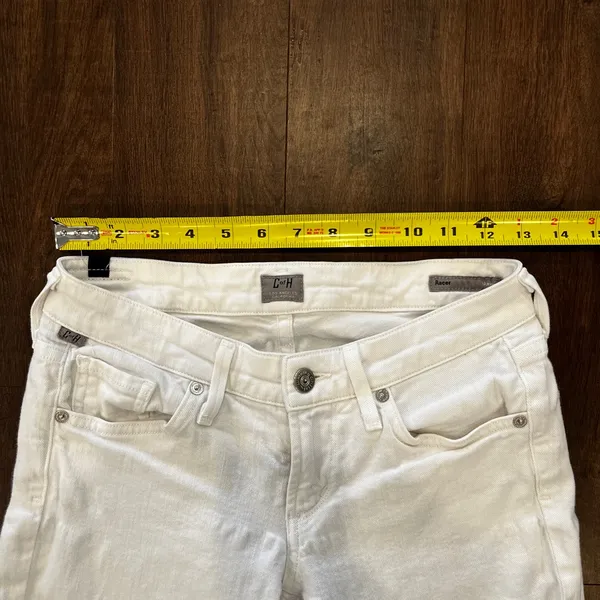 Citizens of Humanity Jeans Women’s 24 Racer Skinny White Low Rise Casual - Image 5