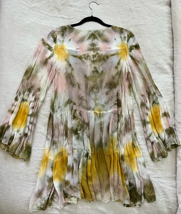 Young Fabulous and Broke Flowy Bell Sleeve Dress - Image 3