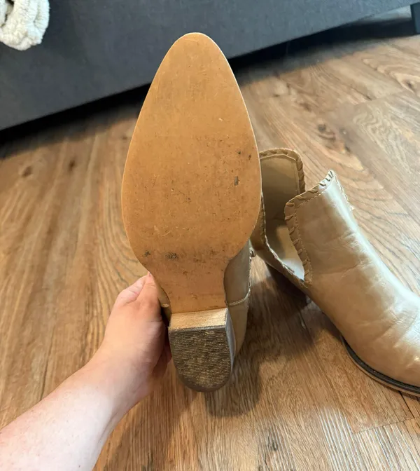 Leather Booties Size 10 - Image 3