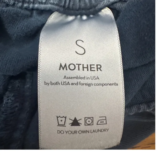 Mother Denim The Triple Running Mate Shorts Blue Nights Navy‎ Cotton Small - Image 2