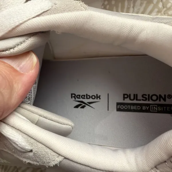 Reebok Glide Low Perfect Fit Suede Lace Up Womens Sneaker In Stone 11 Us 42.5 Eu - Image 9
